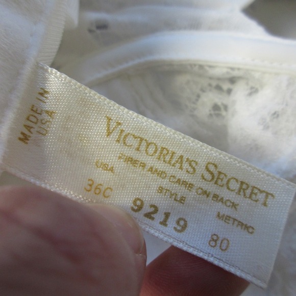 Victorias Secret Vintage Gold Label Bustier Corset 36C White Lingerie Bridal 134 - Picture 3 of 14